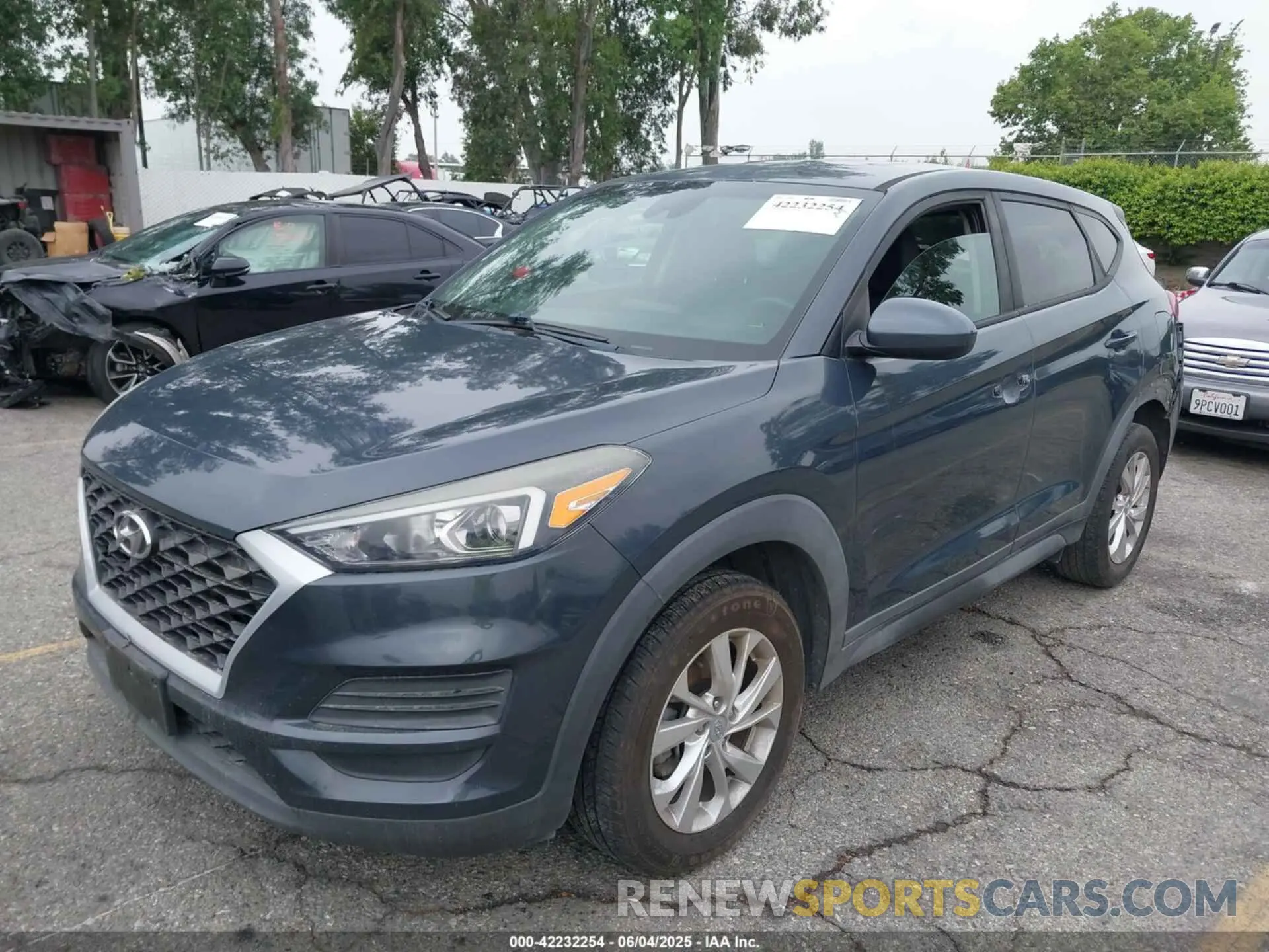 2 Photograph of a damaged car KM8J23A48KU942127 HYUNDAI TUCSON 2019