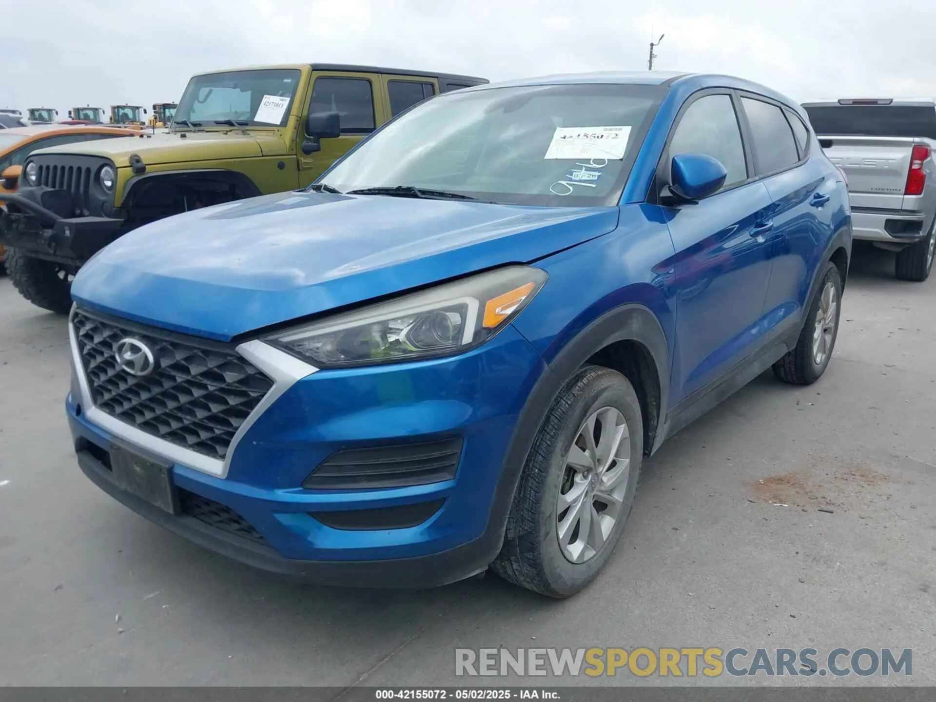 2 Photograph of a damaged car KM8J23A48KU946761 HYUNDAI TUCSON 2019