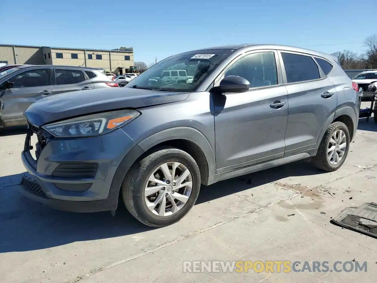 1 Photograph of a damaged car KM8J23A49KU840318 HYUNDAI TUCSON 2019