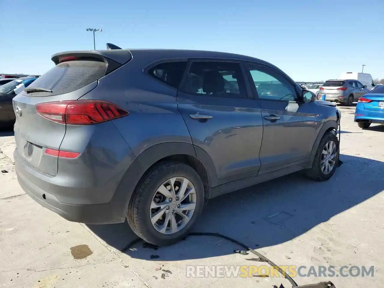 3 Photograph of a damaged car KM8J23A49KU840318 HYUNDAI TUCSON 2019