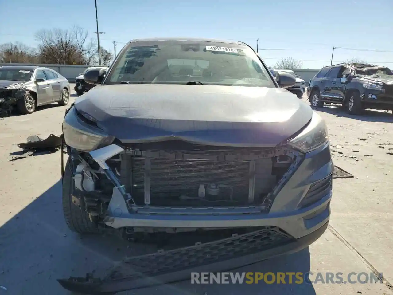 5 Photograph of a damaged car KM8J23A49KU840318 HYUNDAI TUCSON 2019