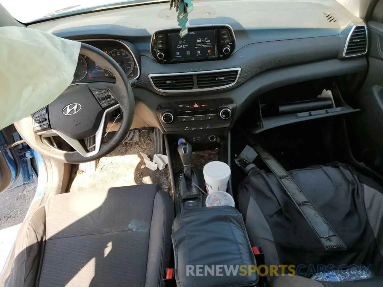 8 Photograph of a damaged car KM8J23A49KU845776 HYUNDAI TUCSON 2019