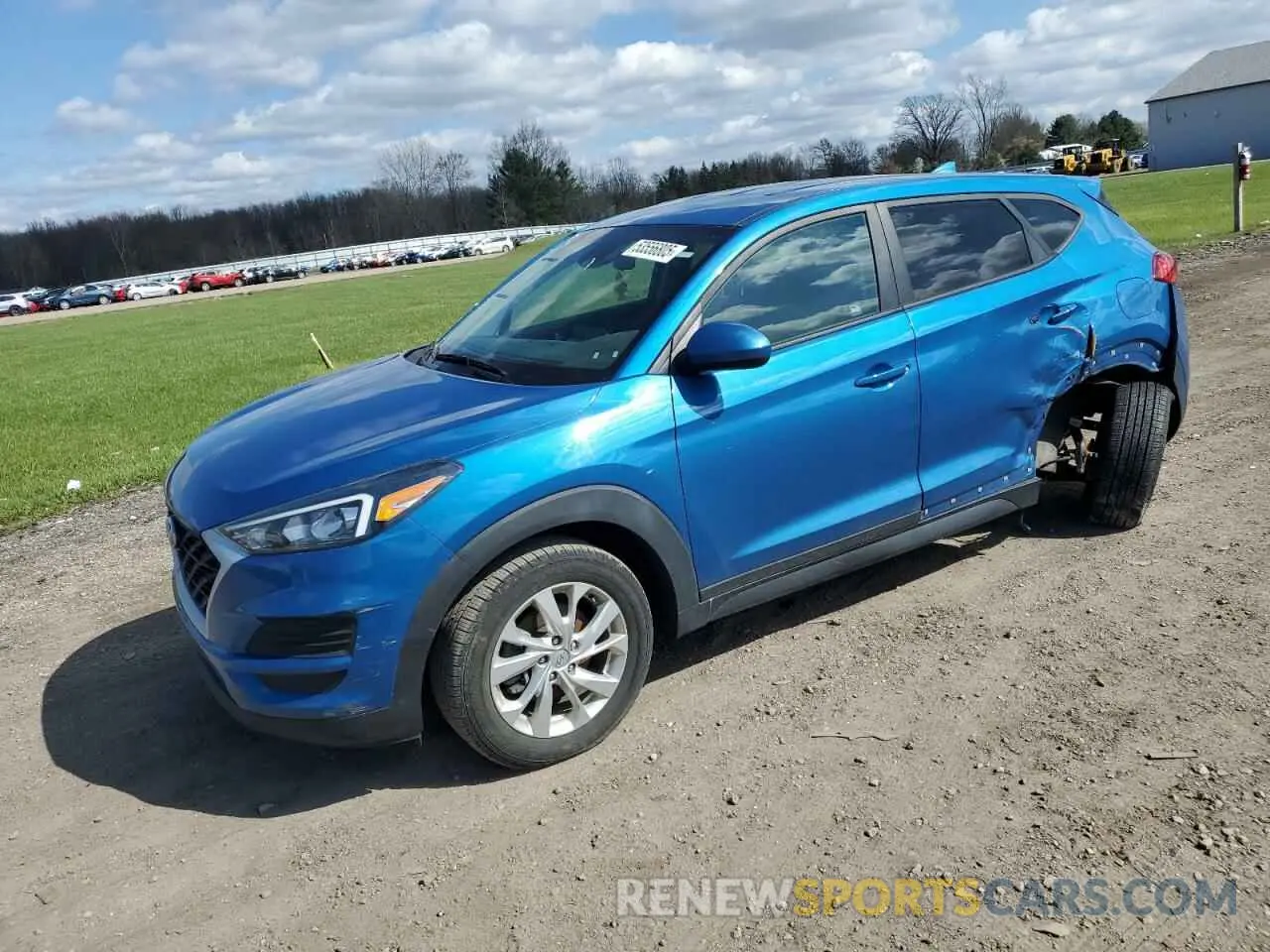 1 Photograph of a damaged car KM8J23A49KU887557 HYUNDAI TUCSON 2019