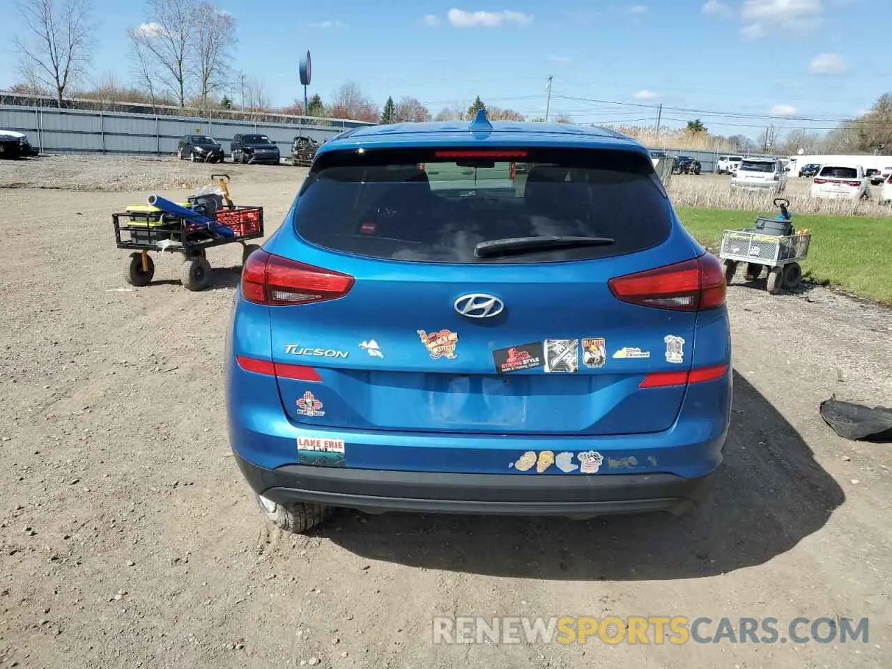 6 Photograph of a damaged car KM8J23A49KU887557 HYUNDAI TUCSON 2019
