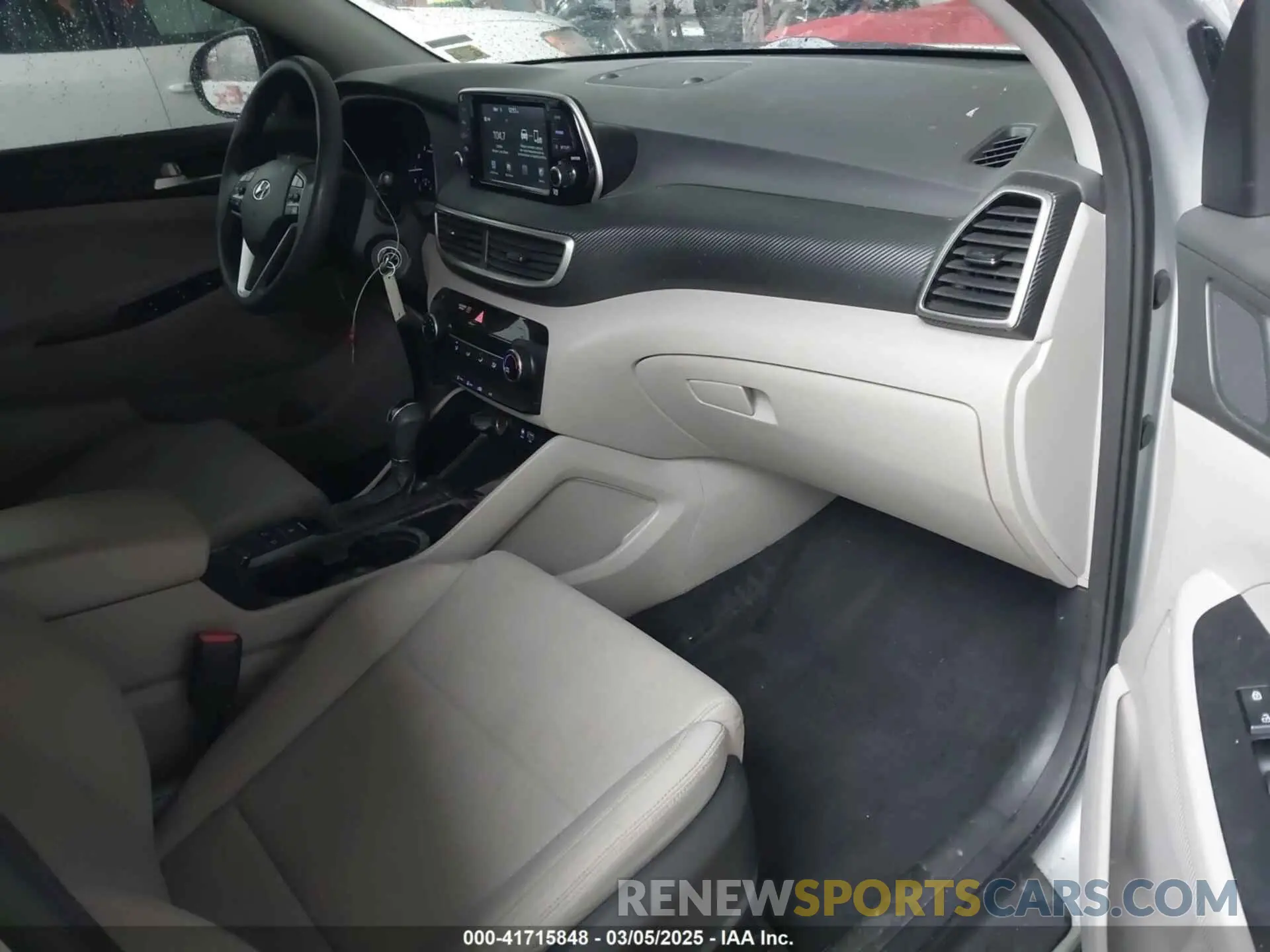 5 Photograph of a damaged car KM8J23A49KU891088 HYUNDAI TUCSON 2019