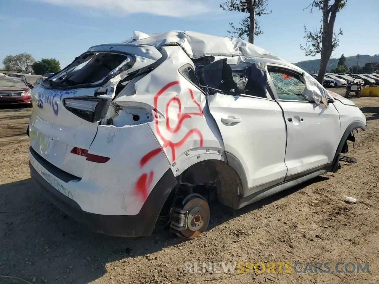 3 Photograph of a damaged car KM8J23A49KU935171 HYUNDAI TUCSON 2019
