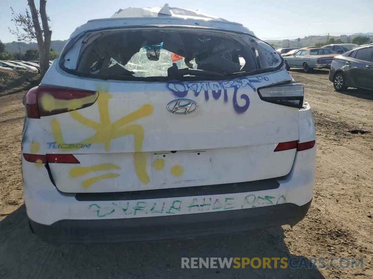 6 Photograph of a damaged car KM8J23A49KU935171 HYUNDAI TUCSON 2019