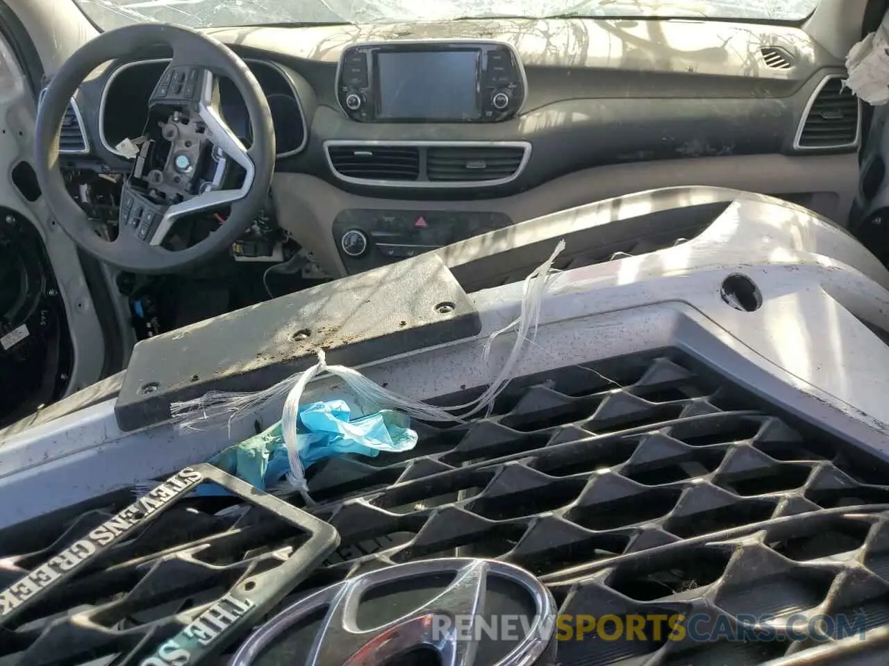 8 Photograph of a damaged car KM8J23A49KU935171 HYUNDAI TUCSON 2019