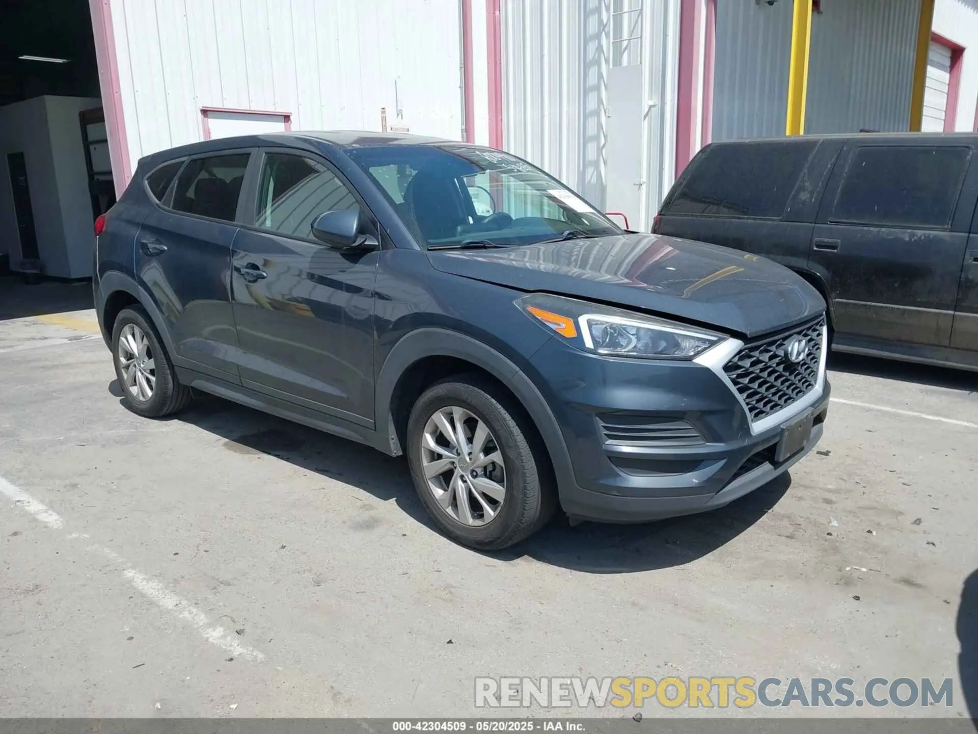 1 Photograph of a damaged car KM8J23A49KU942492 HYUNDAI TUCSON 2019