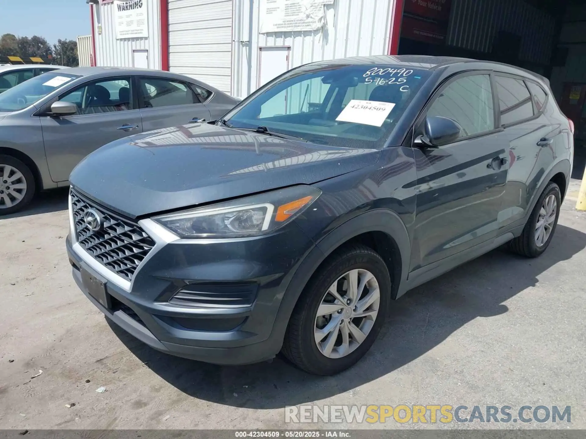 2 Photograph of a damaged car KM8J23A49KU942492 HYUNDAI TUCSON 2019