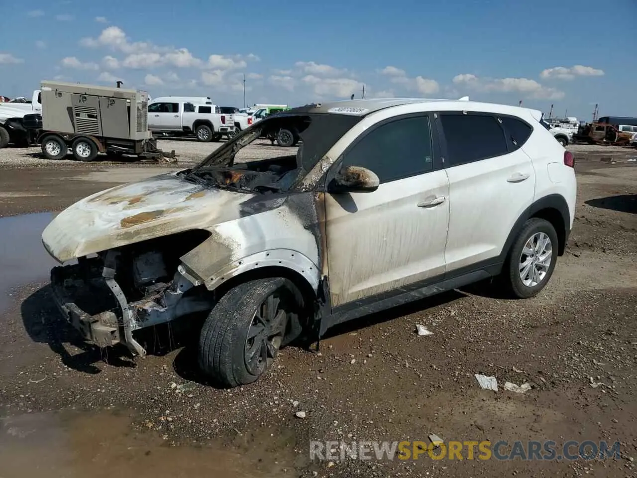 1 Photograph of a damaged car KM8J23A49KU997525 HYUNDAI TUCSON 2019