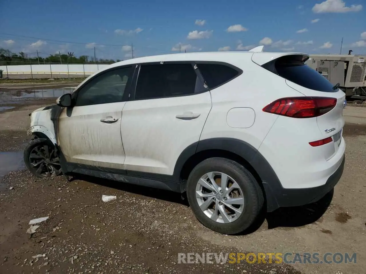 2 Photograph of a damaged car KM8J23A49KU997525 HYUNDAI TUCSON 2019