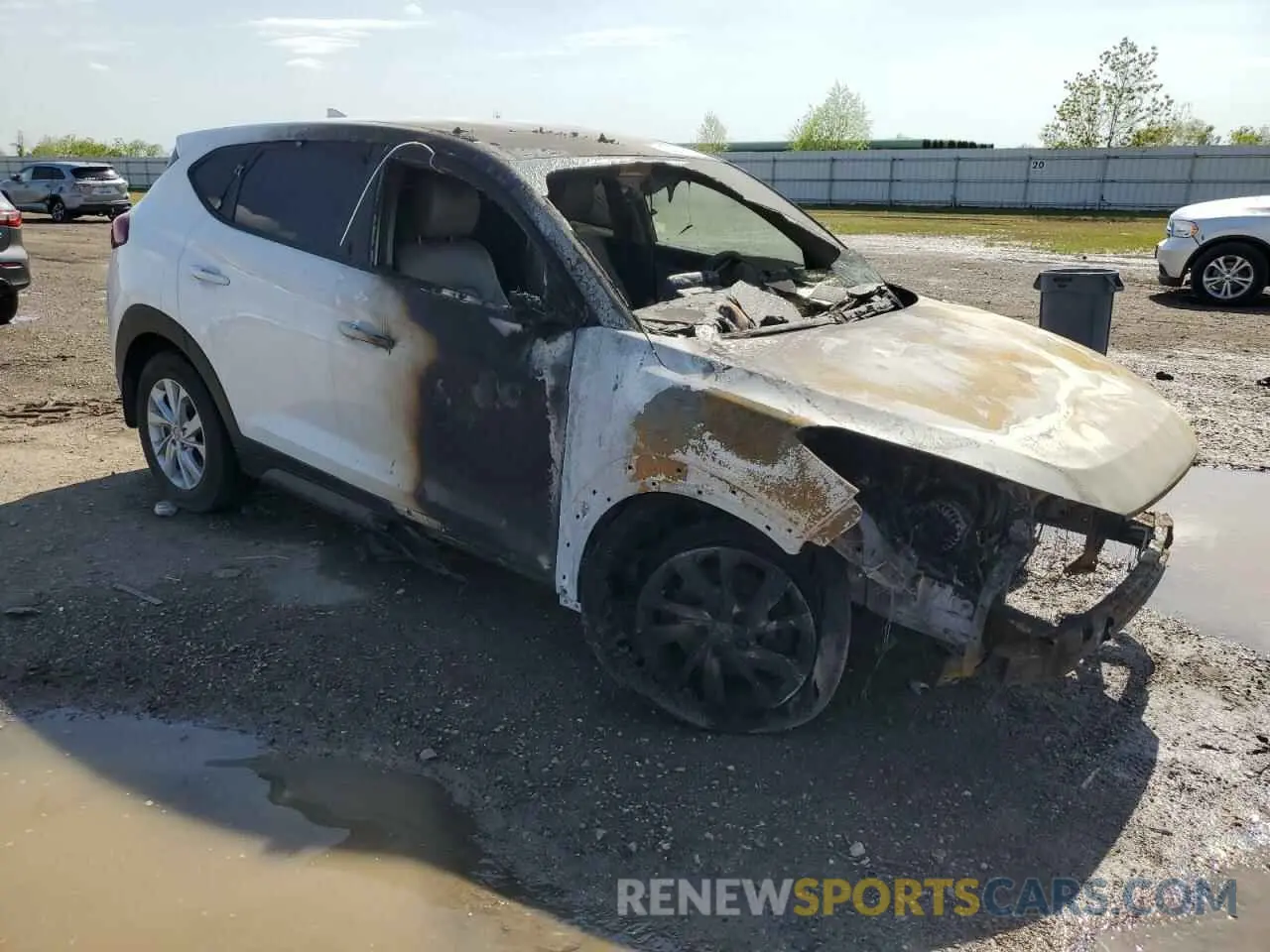 4 Photograph of a damaged car KM8J23A49KU997525 HYUNDAI TUCSON 2019