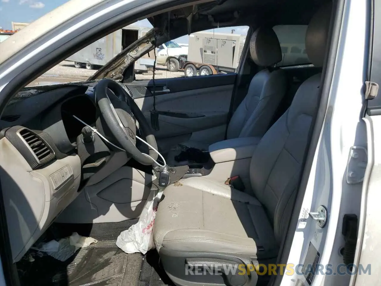 7 Photograph of a damaged car KM8J23A49KU997525 HYUNDAI TUCSON 2019