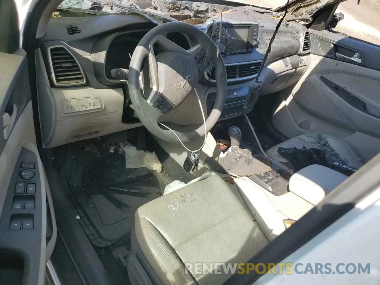 8 Photograph of a damaged car KM8J23A49KU997525 HYUNDAI TUCSON 2019