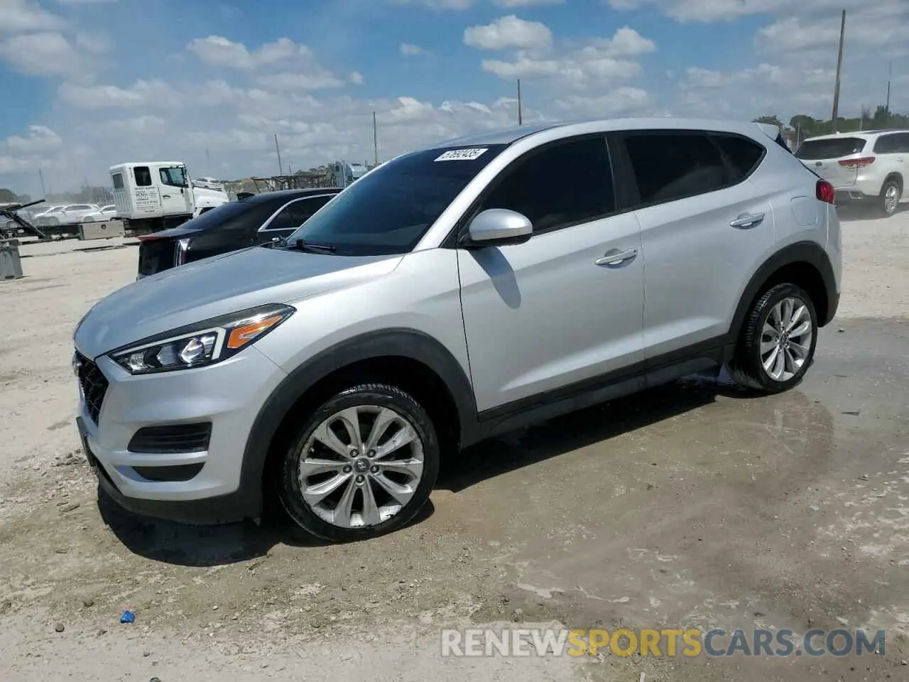 1 Photograph of a damaged car KM8J23A4XKU057931 HYUNDAI TUCSON 2019