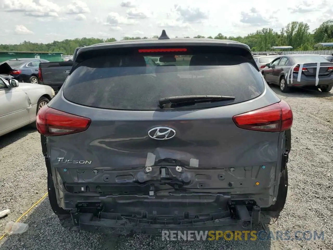 6 Photograph of a damaged car KM8J23A4XKU918377 HYUNDAI TUCSON 2019