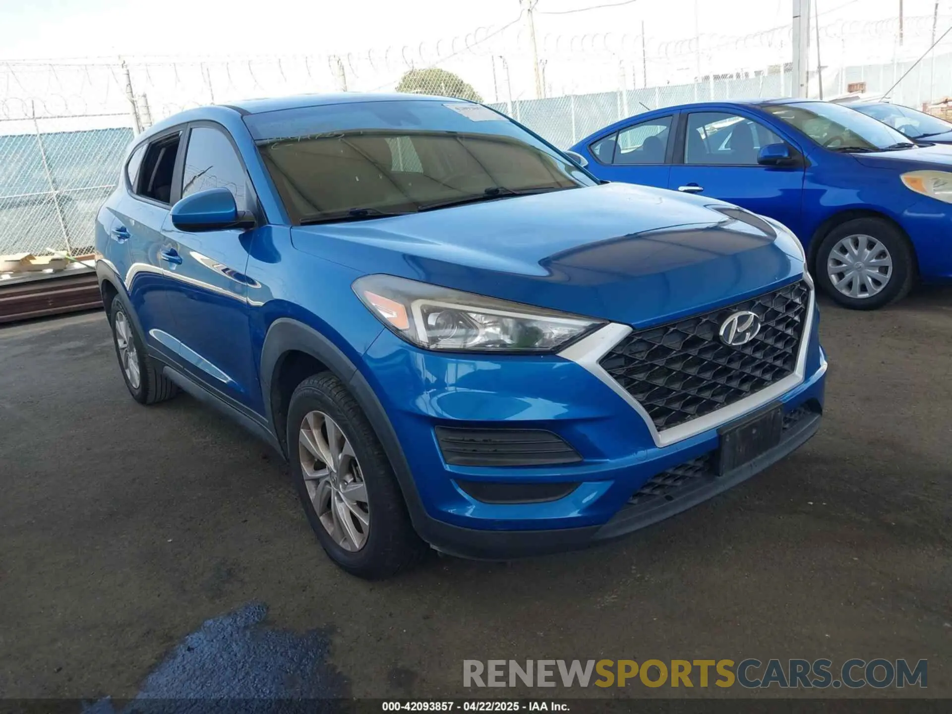 1 Photograph of a damaged car KM8J23A4XKU950083 HYUNDAI TUCSON 2019