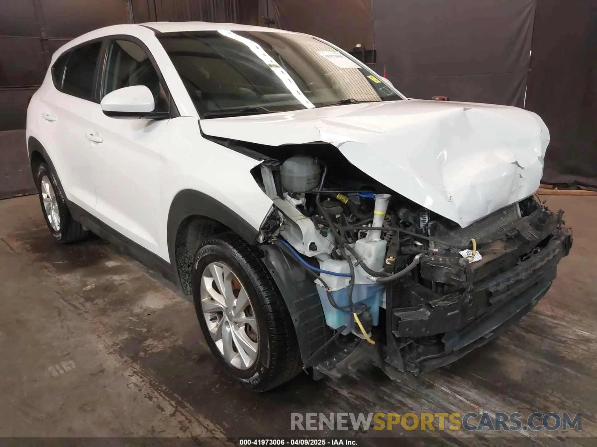 1 Photograph of a damaged car KM8J23A4XKU953887 HYUNDAI TUCSON 2019