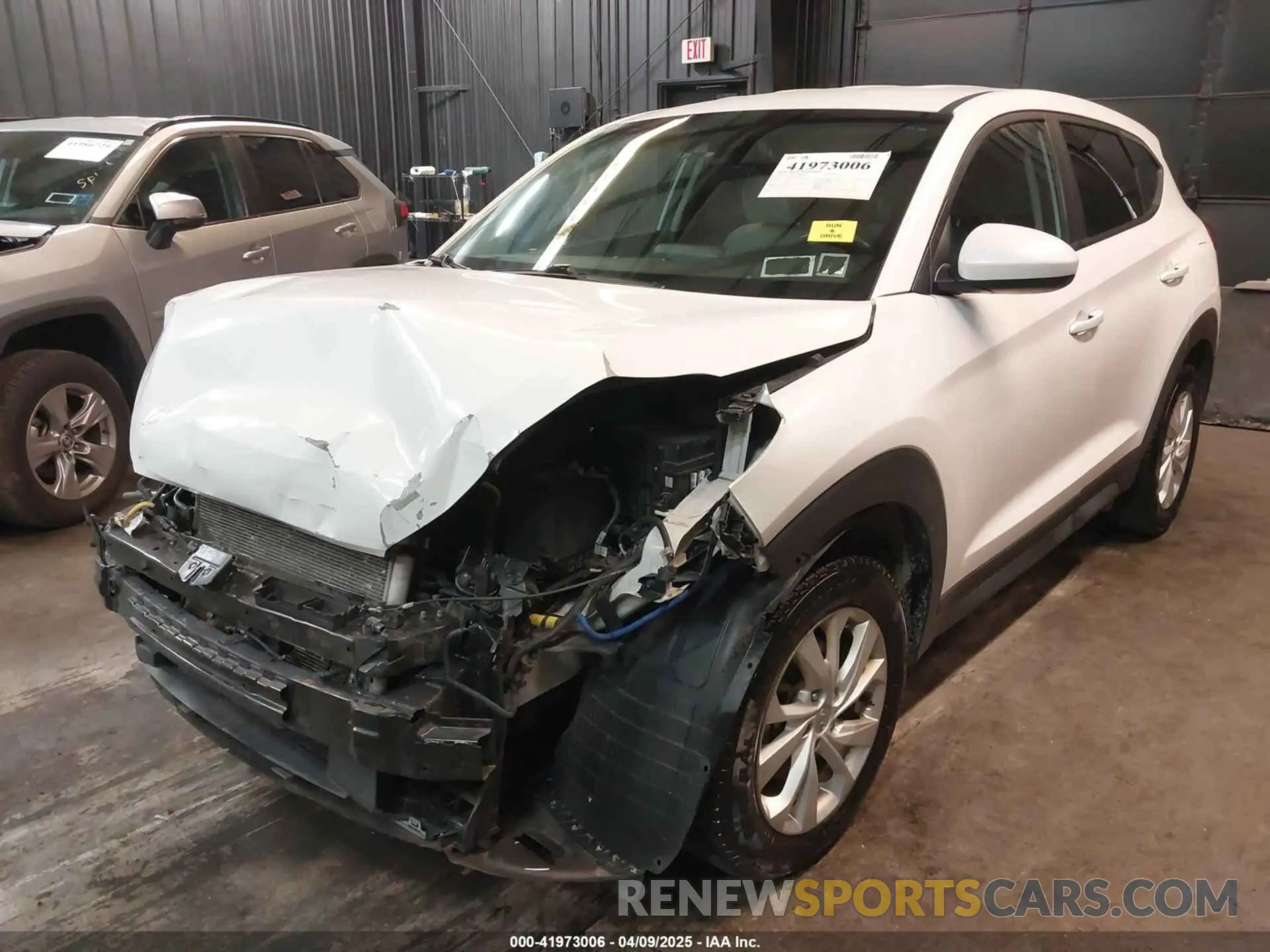 2 Photograph of a damaged car KM8J23A4XKU953887 HYUNDAI TUCSON 2019