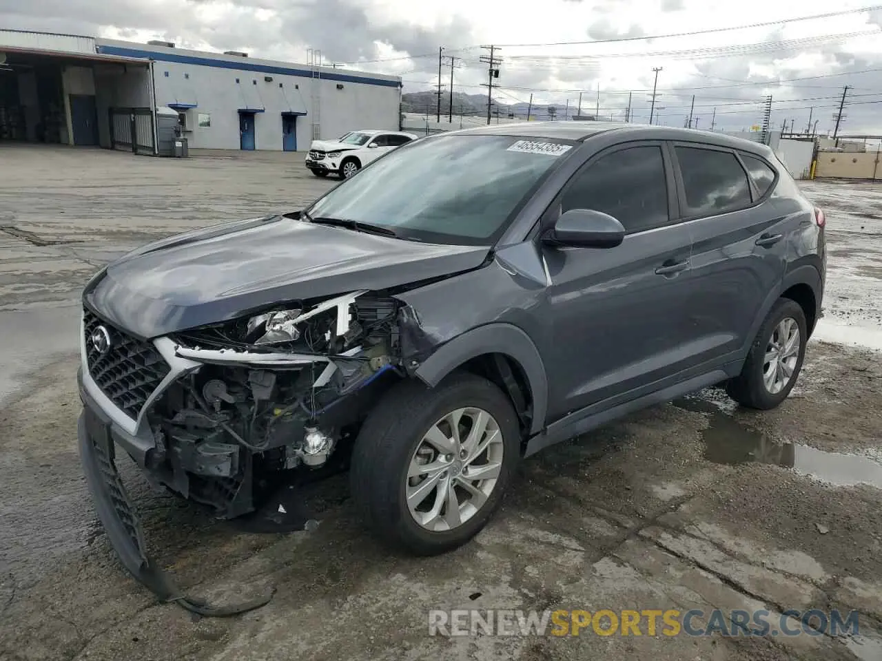 1 Photograph of a damaged car KM8J23A4XKU991006 HYUNDAI TUCSON 2019