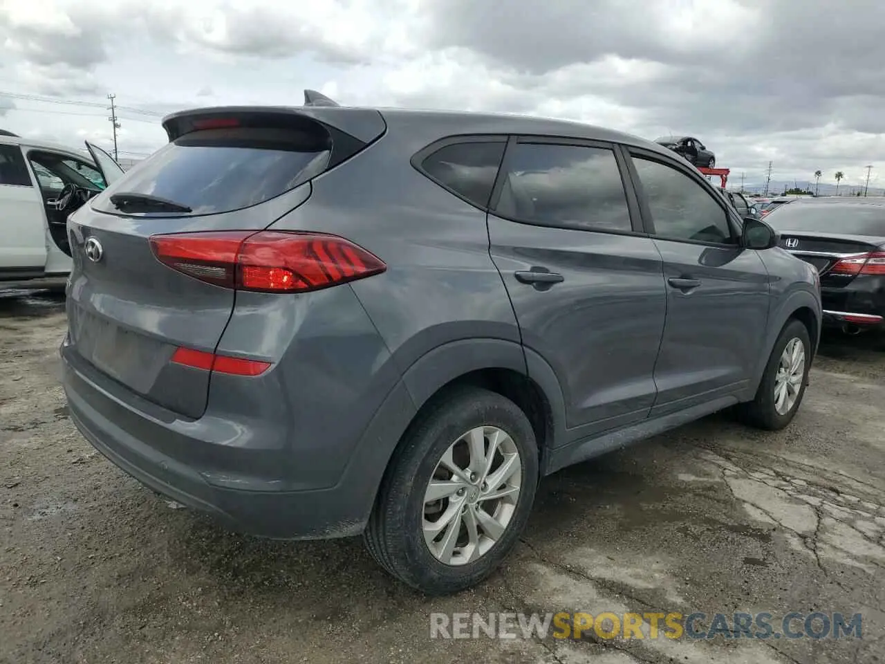 3 Photograph of a damaged car KM8J23A4XKU991006 HYUNDAI TUCSON 2019