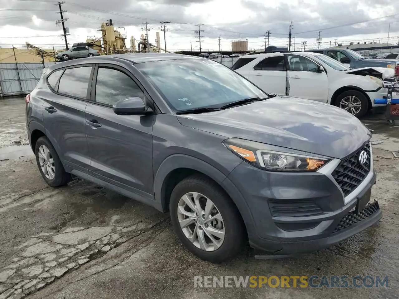4 Photograph of a damaged car KM8J23A4XKU991006 HYUNDAI TUCSON 2019