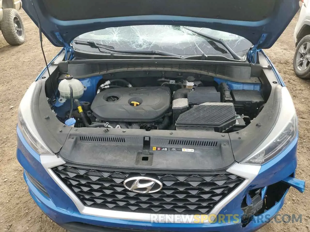 12 Photograph of a damaged car KM8J2CA40KU874793 HYUNDAI TUCSON 2019