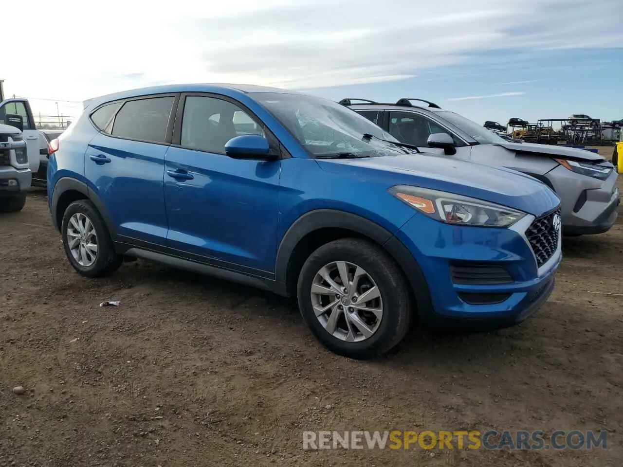 4 Photograph of a damaged car KM8J2CA40KU874793 HYUNDAI TUCSON 2019