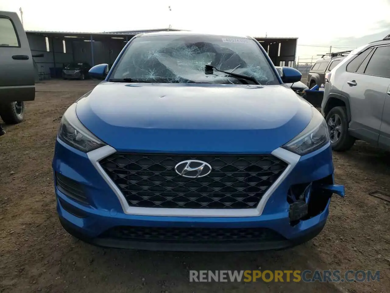 5 Photograph of a damaged car KM8J2CA40KU874793 HYUNDAI TUCSON 2019