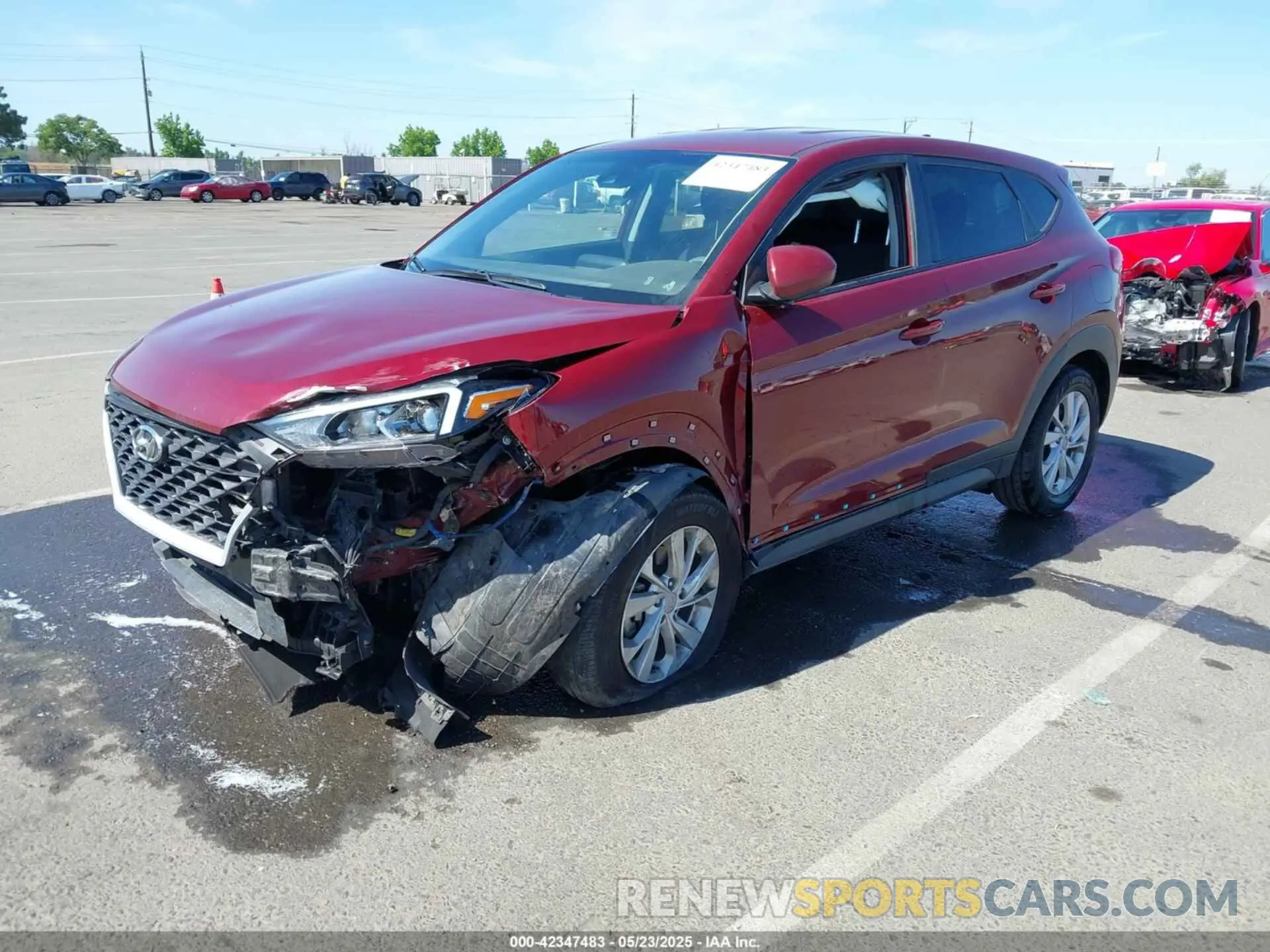 2 Photograph of a damaged car KM8J2CA41KU914007 HYUNDAI TUCSON 2019