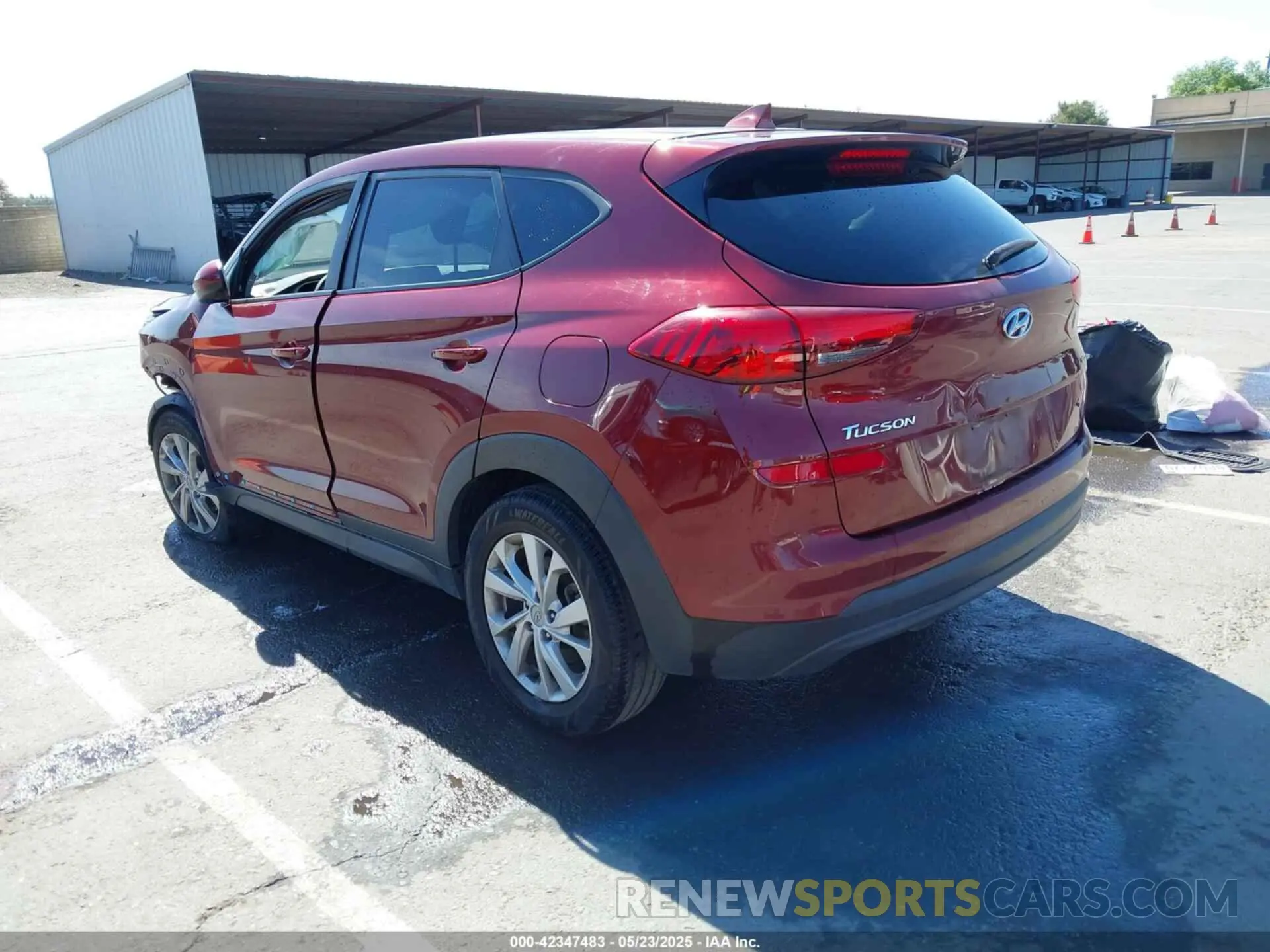 3 Photograph of a damaged car KM8J2CA41KU914007 HYUNDAI TUCSON 2019