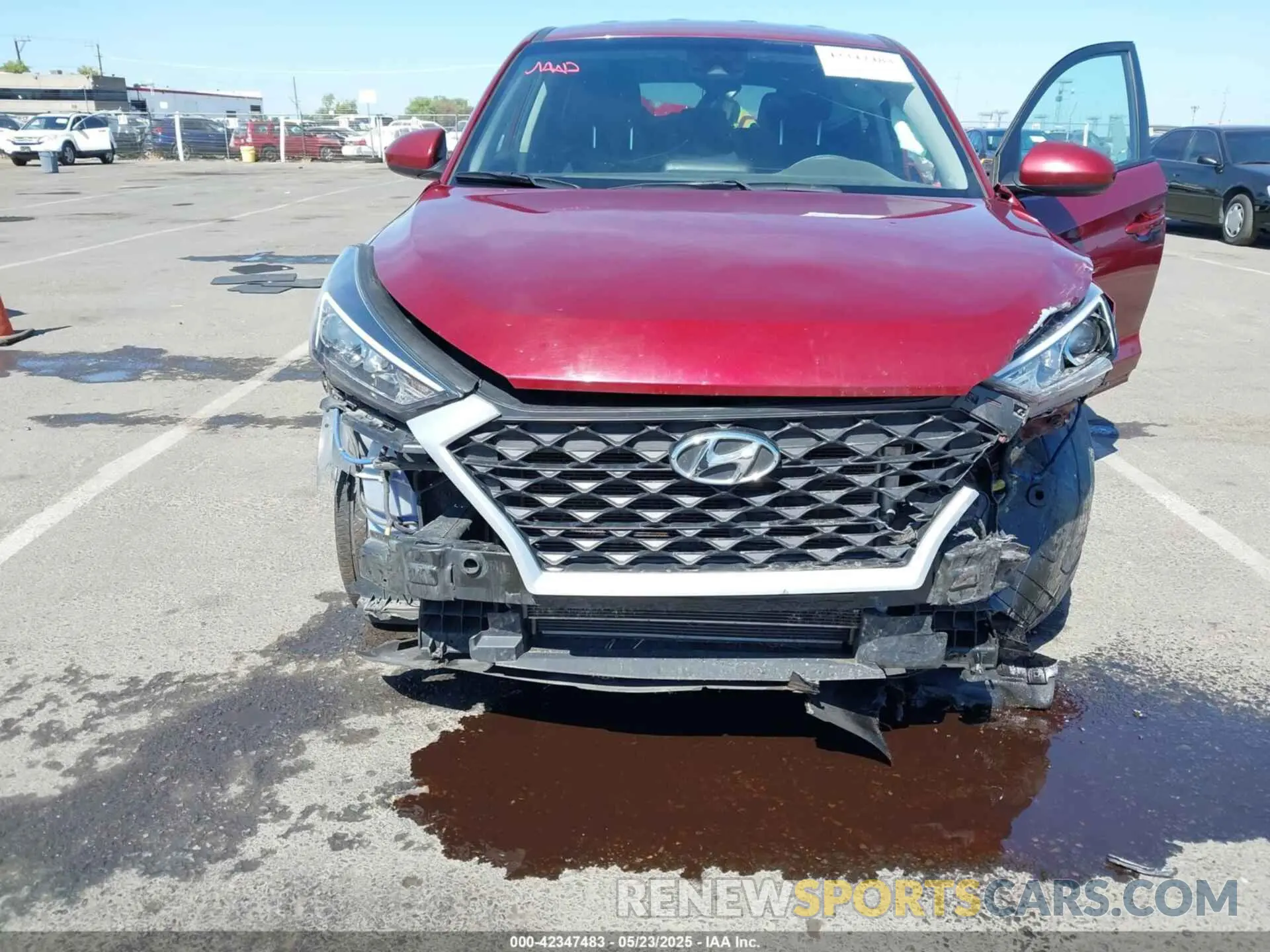 6 Photograph of a damaged car KM8J2CA41KU914007 HYUNDAI TUCSON 2019