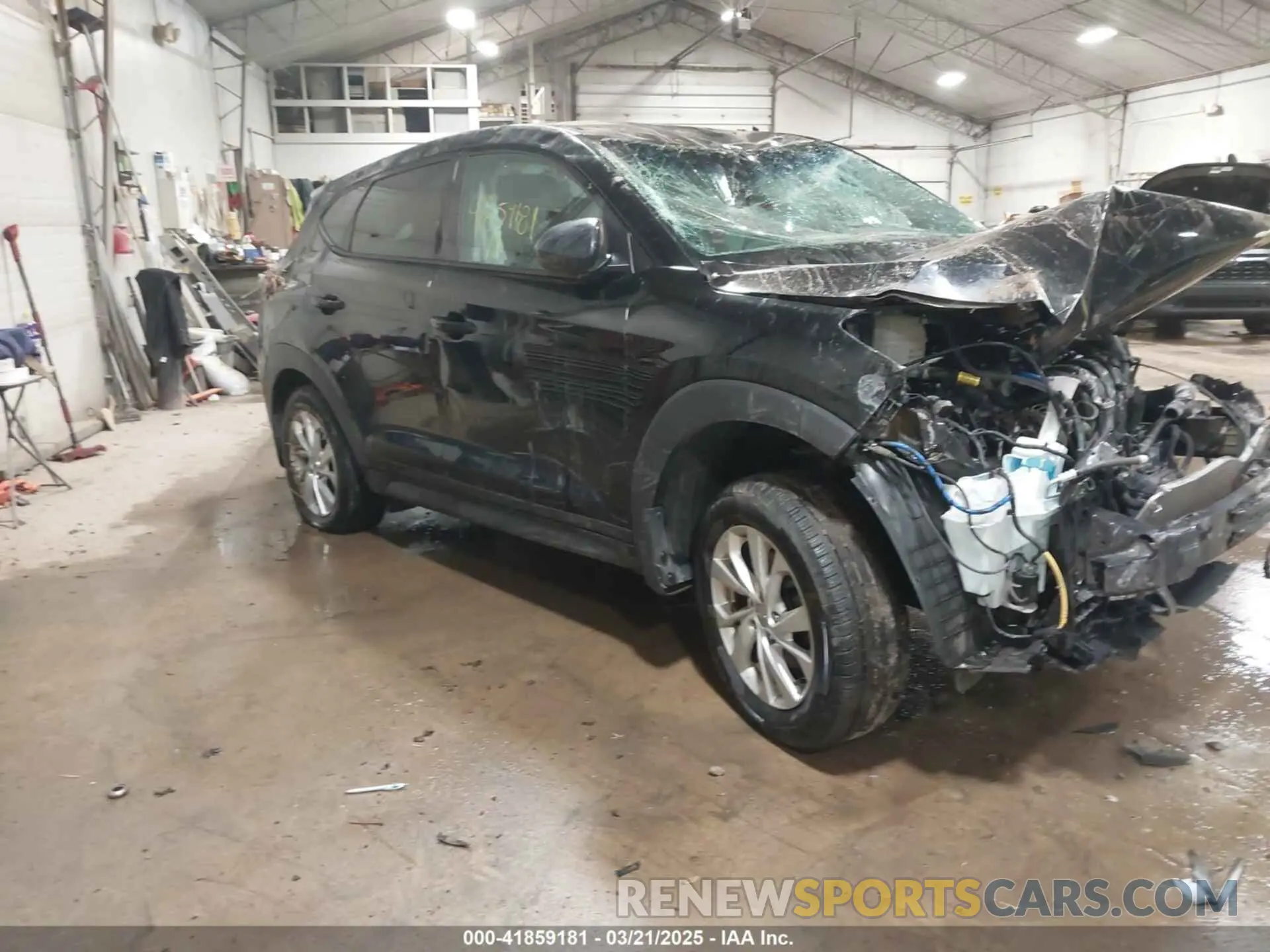 1 Photograph of a damaged car KM8J2CA41KU927792 HYUNDAI TUCSON 2019