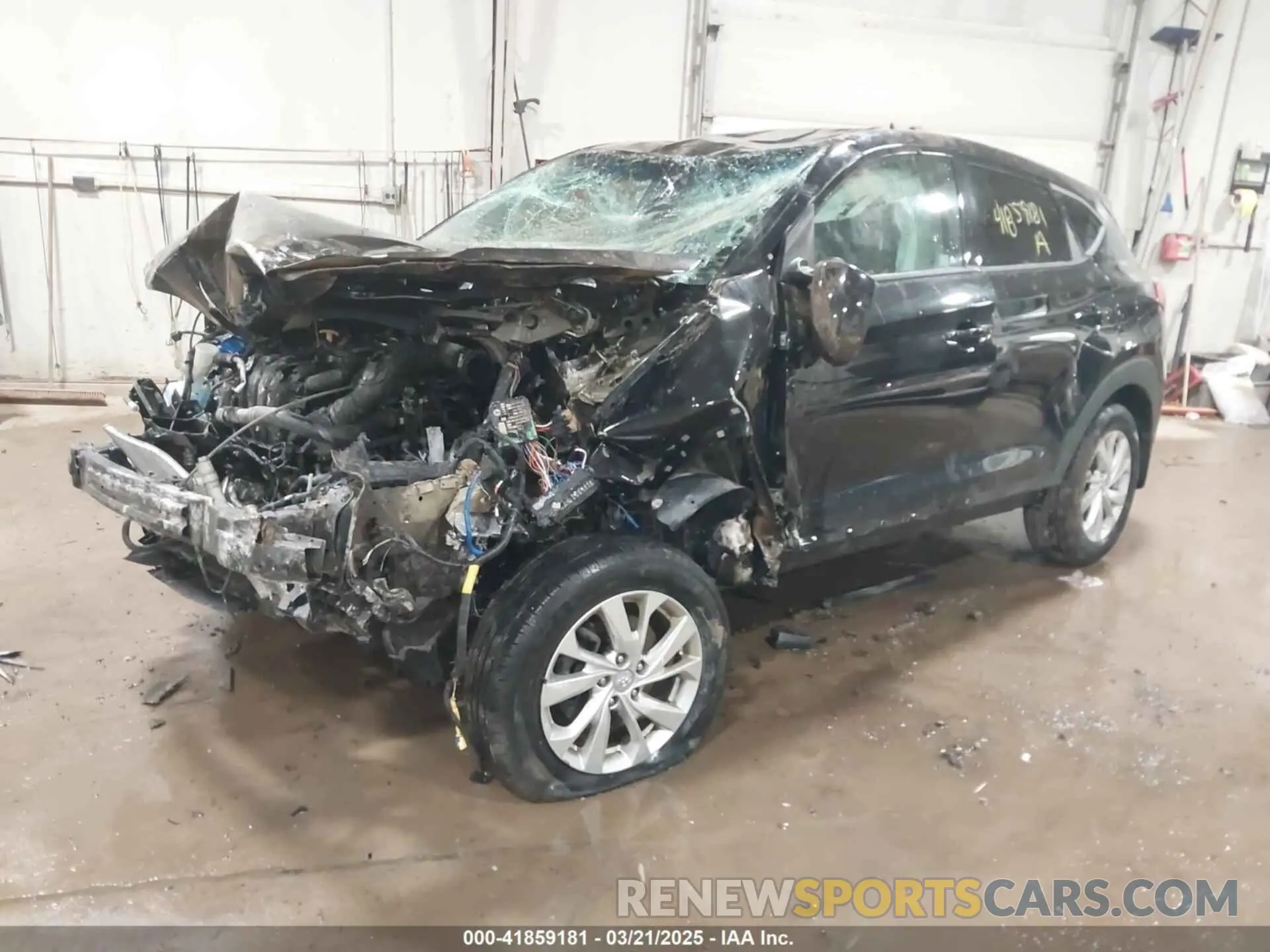2 Photograph of a damaged car KM8J2CA41KU927792 HYUNDAI TUCSON 2019