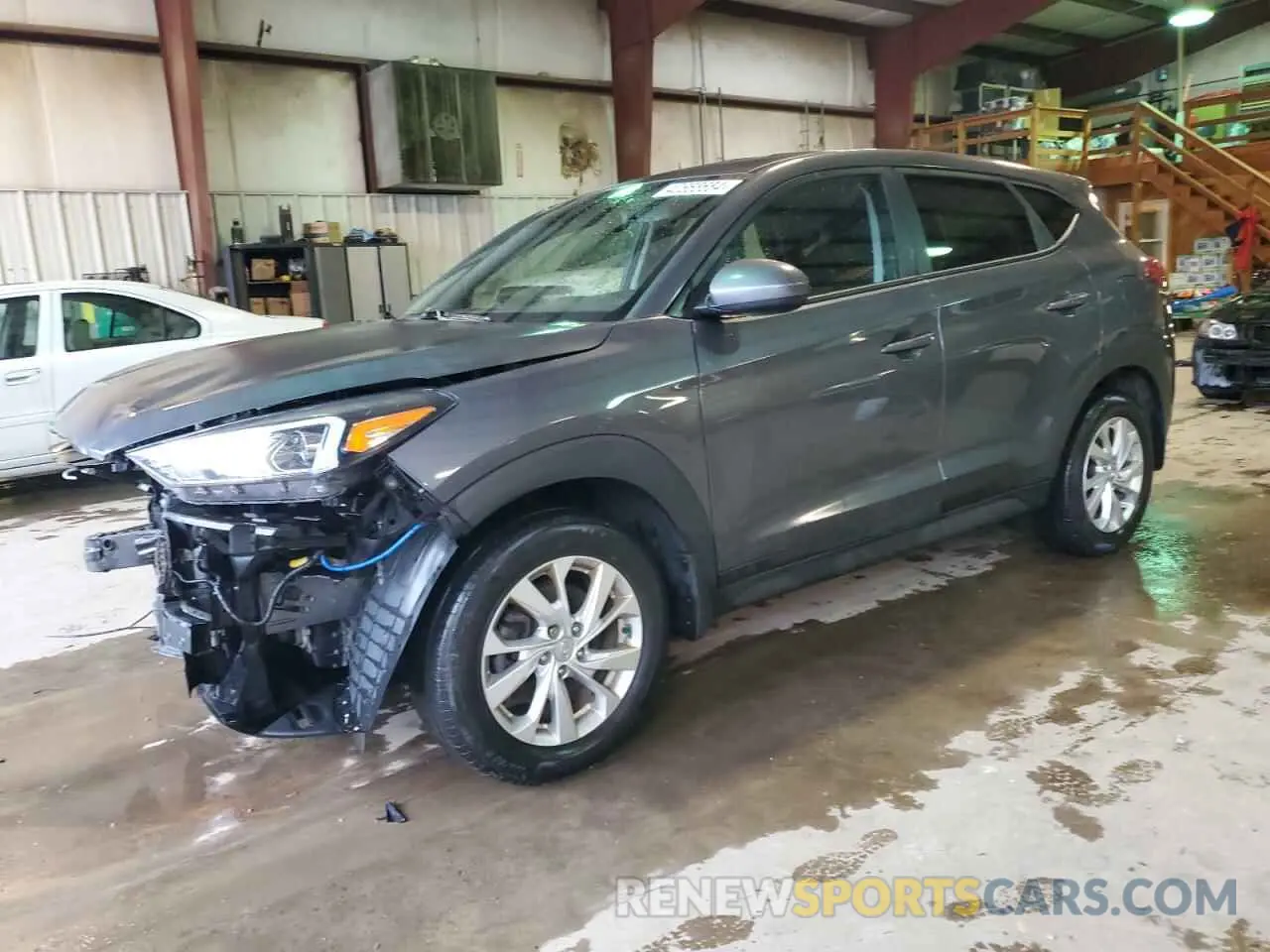 1 Photograph of a damaged car KM8J2CA42KU005161 HYUNDAI TUCSON 2019