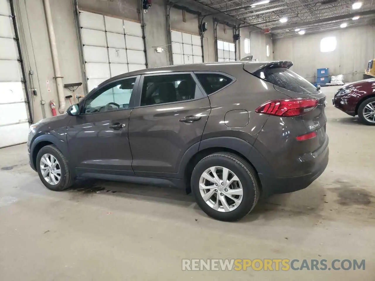 2 Photograph of a damaged car KM8J2CA42KU053016 HYUNDAI TUCSON 2019