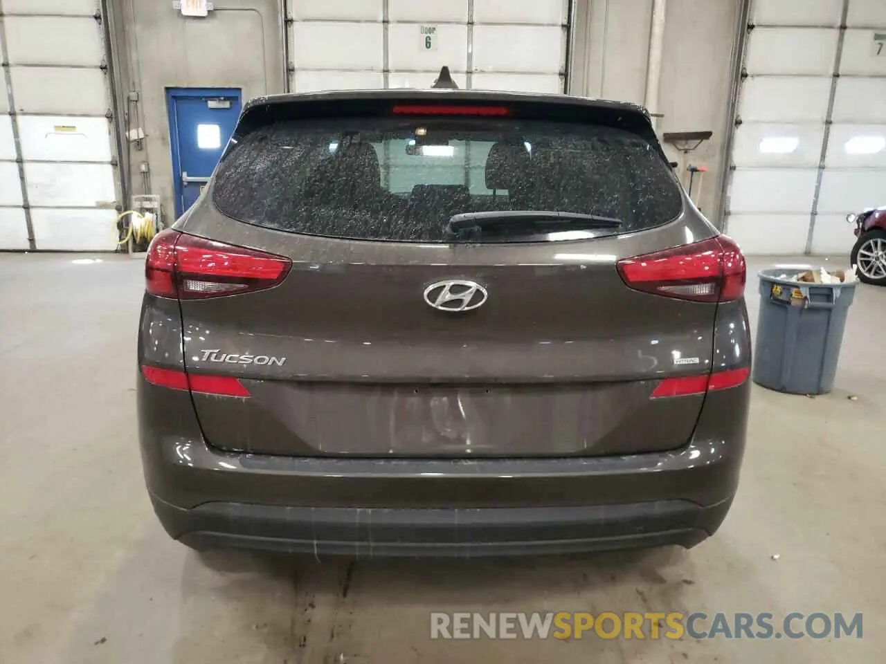 6 Photograph of a damaged car KM8J2CA42KU053016 HYUNDAI TUCSON 2019