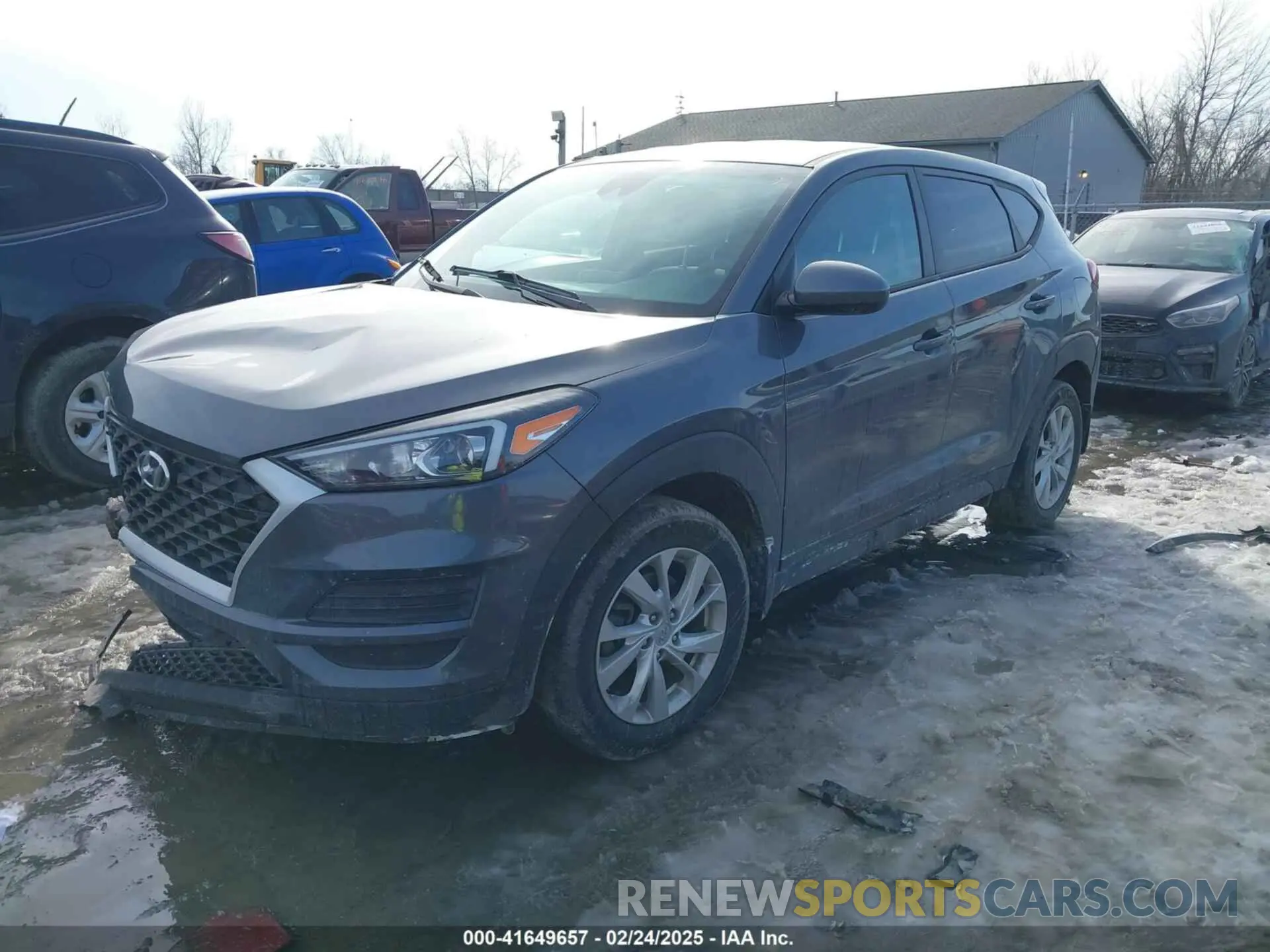 2 Photograph of a damaged car KM8J2CA42KU053551 HYUNDAI TUCSON 2019