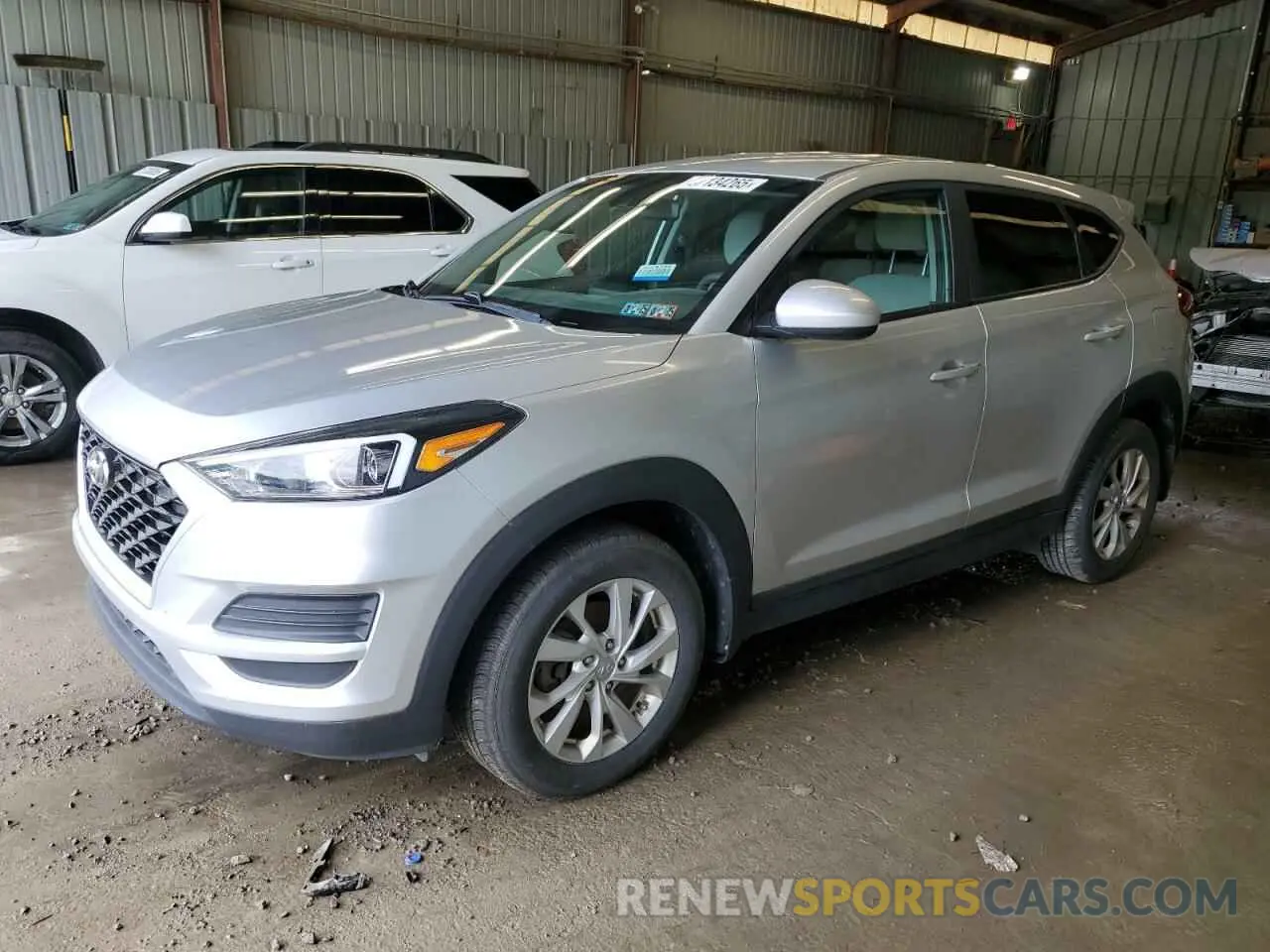 1 Photograph of a damaged car KM8J2CA42KU858658 HYUNDAI TUCSON 2019