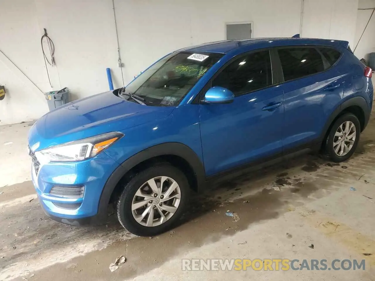 1 Photograph of a damaged car KM8J2CA42KU909818 HYUNDAI TUCSON 2019