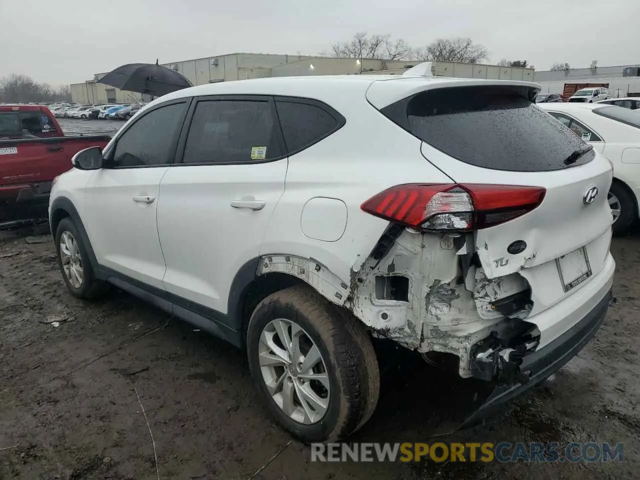 2 Photograph of a damaged car KM8J2CA42KU918843 HYUNDAI TUCSON 2019