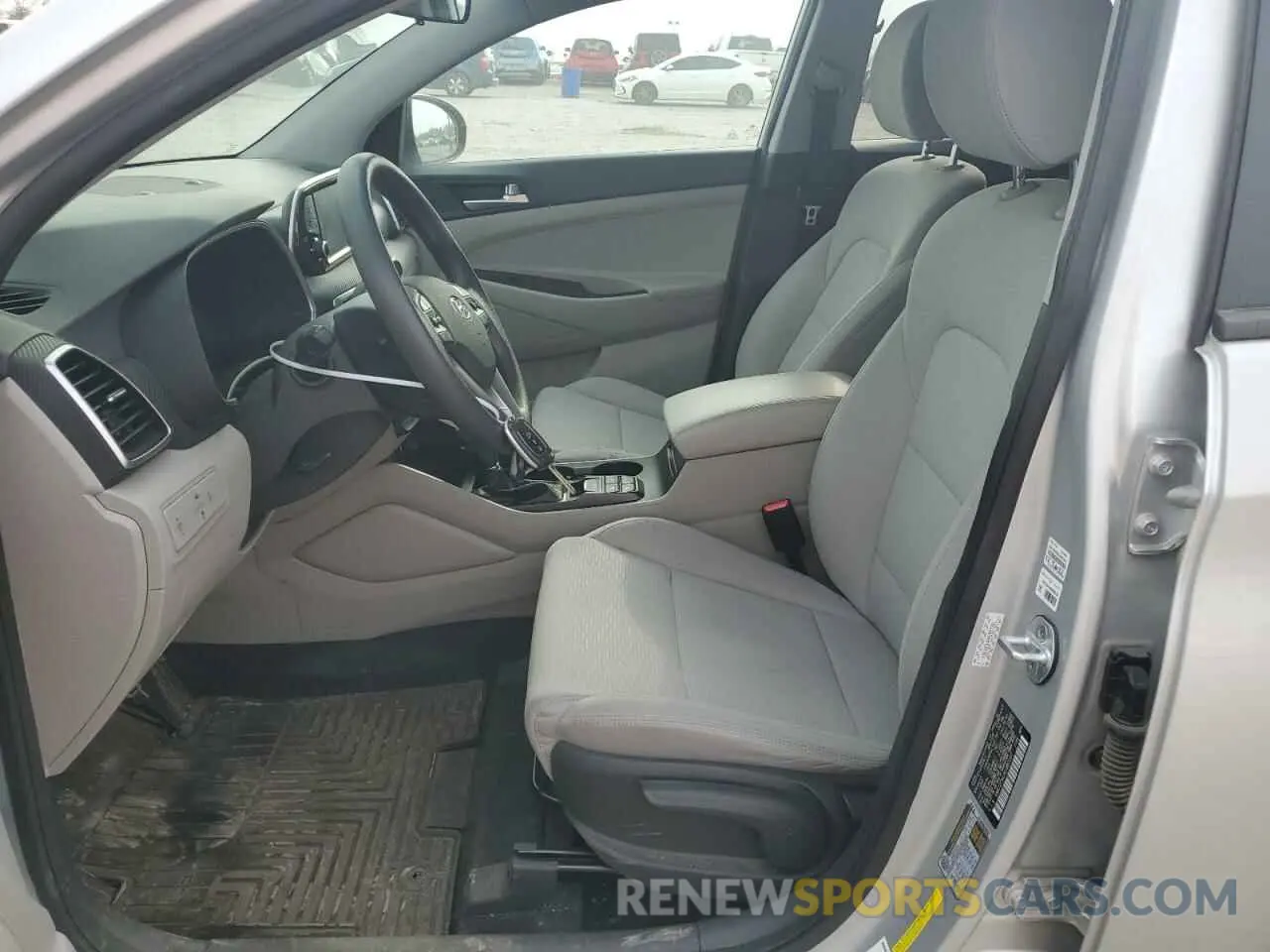 7 Photograph of a damaged car KM8J2CA43KU887201 HYUNDAI TUCSON 2019