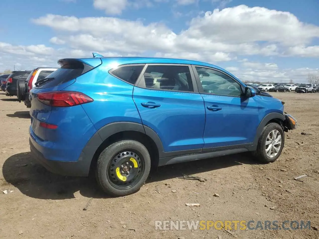 3 Photograph of a damaged car KM8J2CA43KU942360 HYUNDAI TUCSON 2019