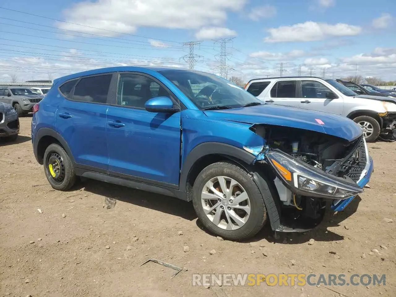 4 Photograph of a damaged car KM8J2CA43KU942360 HYUNDAI TUCSON 2019