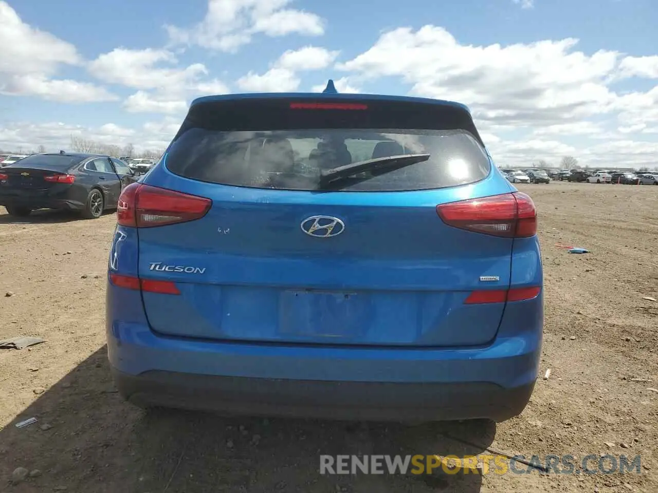 6 Photograph of a damaged car KM8J2CA43KU942360 HYUNDAI TUCSON 2019