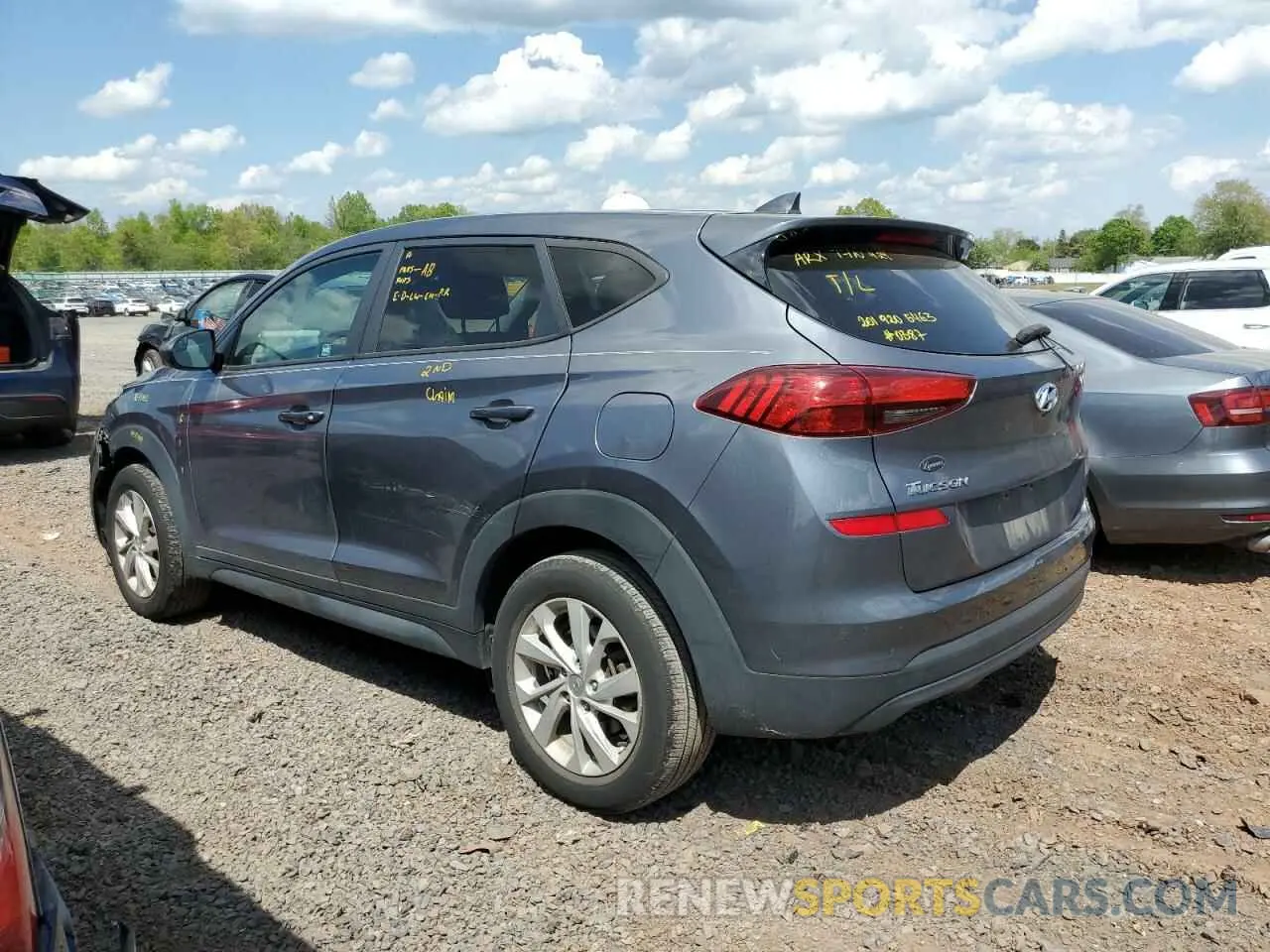 2 Photograph of a damaged car KM8J2CA43KU960387 HYUNDAI TUCSON 2019
