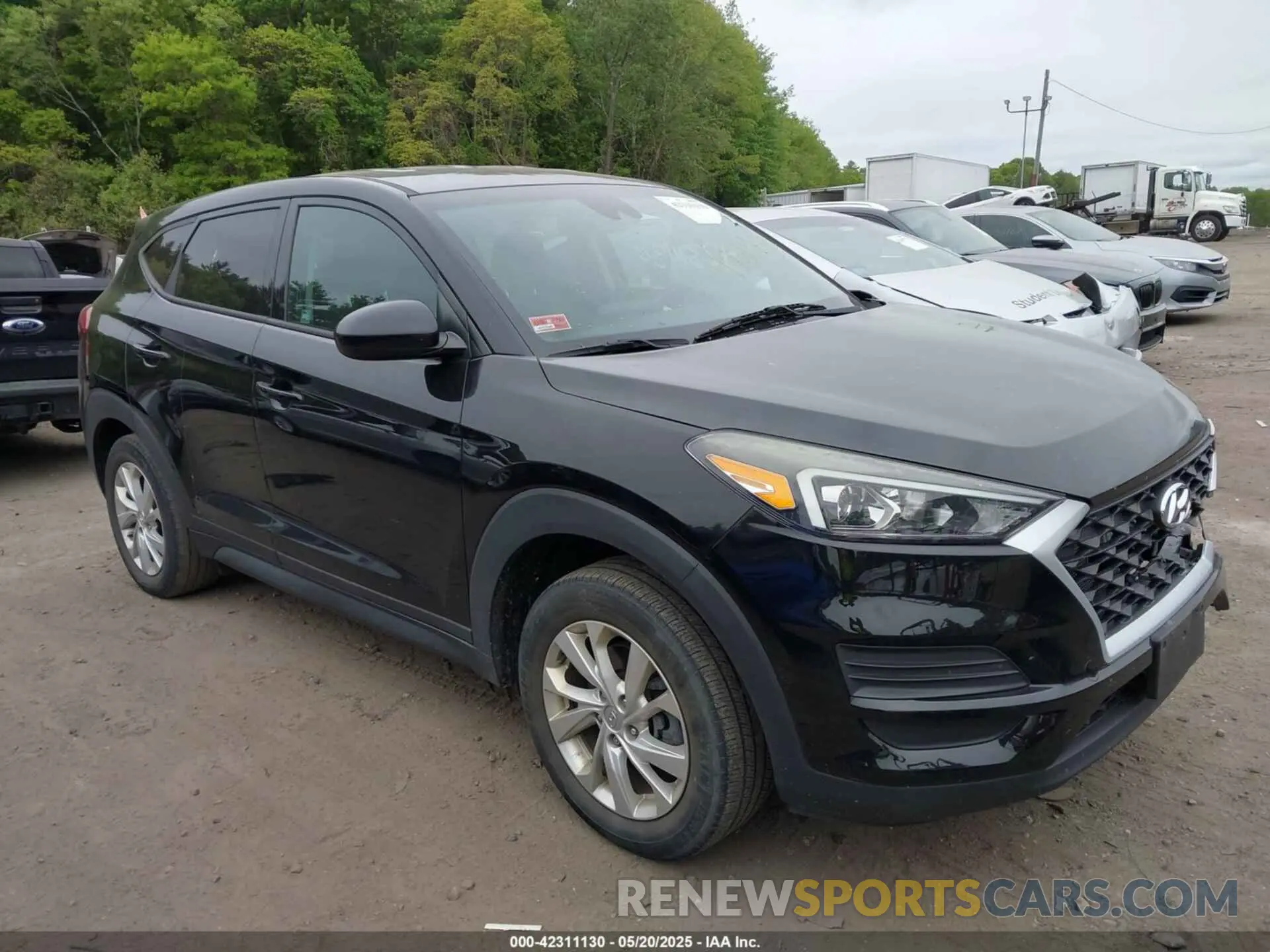 1 Photograph of a damaged car KM8J2CA44KU062266 HYUNDAI TUCSON 2019