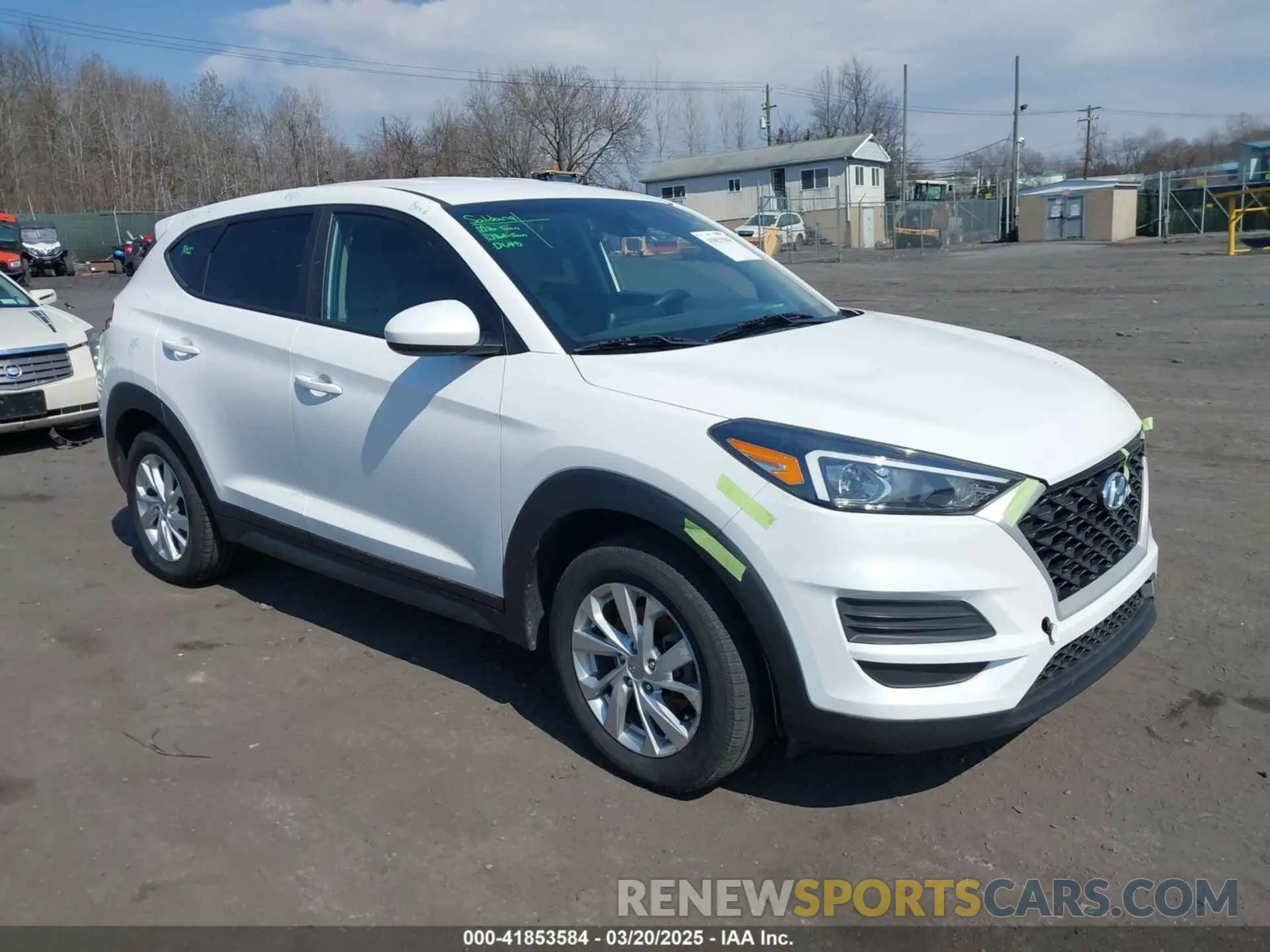 1 Photograph of a damaged car KM8J2CA44KU847421 HYUNDAI TUCSON 2019