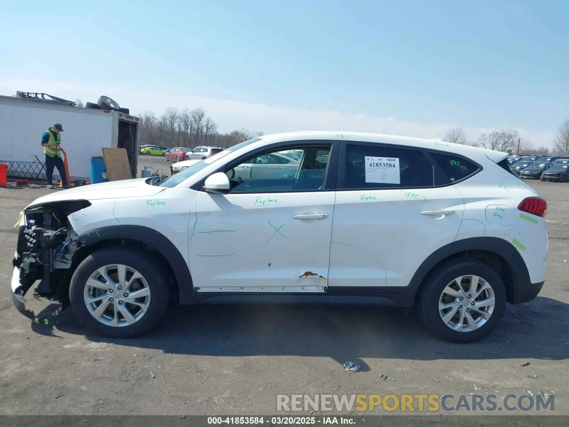 14 Photograph of a damaged car KM8J2CA44KU847421 HYUNDAI TUCSON 2019